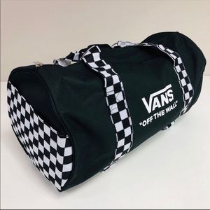 vans checkered duffle